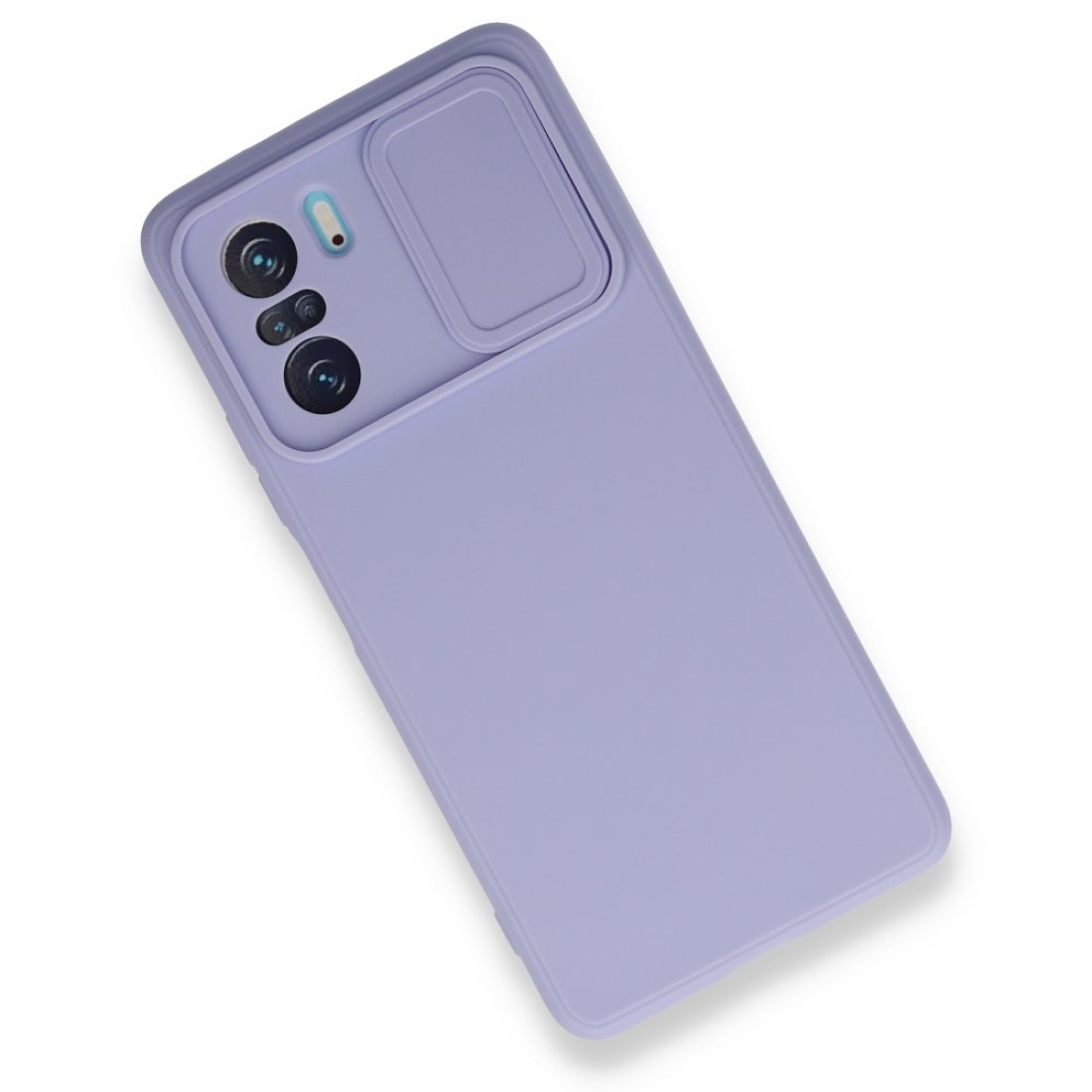 Xiaomi Poco F3 Kılıf Color Lens Silikon - Mor