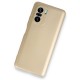 Xiaomi Poco F3 Kılıf Premium Rubber Silikon - Gold