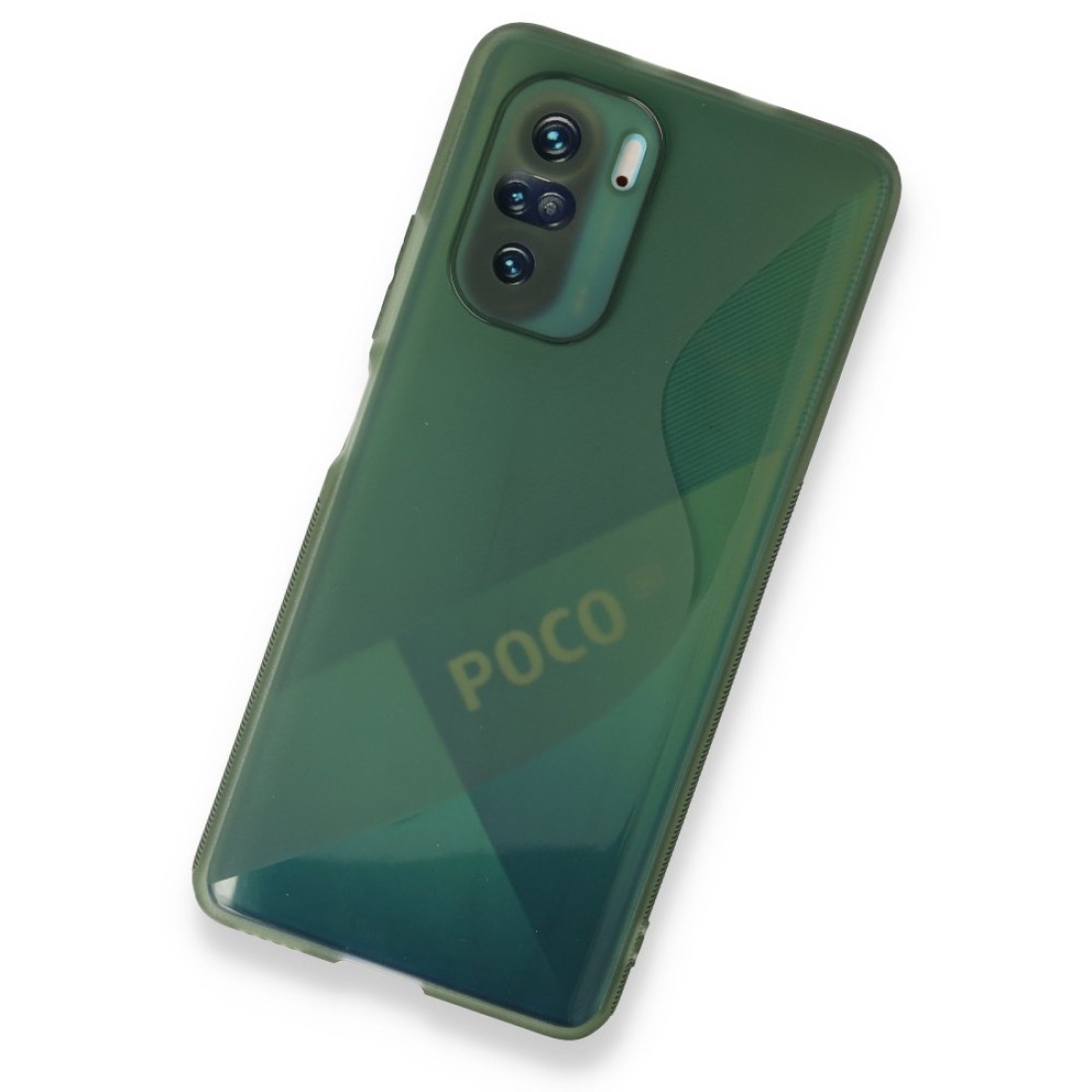 Xiaomi Poco F3 Kılıf S Silikon - Yeşil