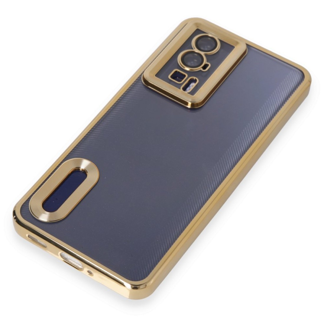 Xiaomi Poco F5 Pro Kılıf Slot Silikon - Gold