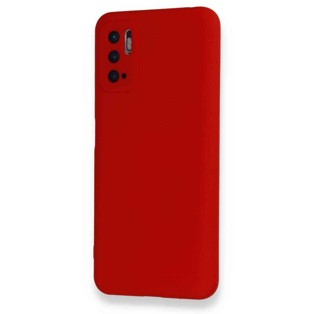 Xiaomi Poco M3 Pro Kılıf Nano içi Kadife  Silikon - Kırmızı
