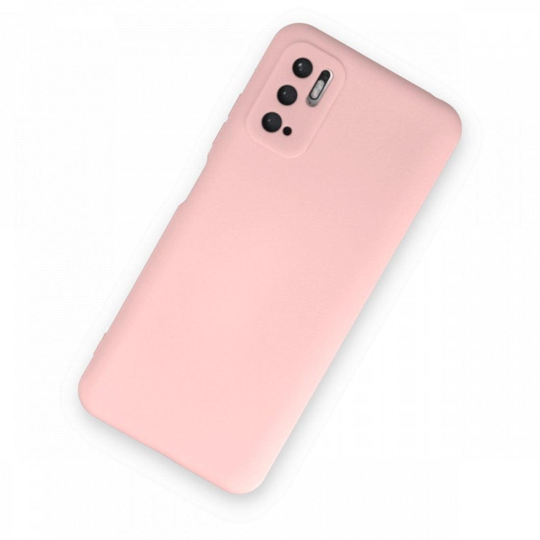 Xiaomi Poco M3 Pro Kılıf Nano içi Kadife  Silikon - Pudra