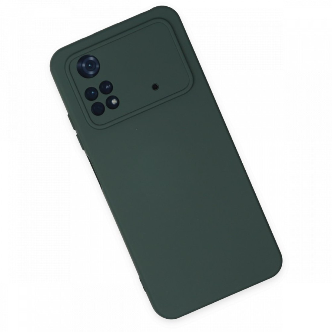 Xiaomi Poco M4 Pro 4G Kılıf Nano içi Kadife  Silikon - Koyu Yeşil