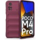 Xiaomi Poco M4 Pro 4G Kılıf Optimum Silikon - Bordo