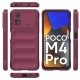 Xiaomi Poco M4 Pro 4G Kılıf Optimum Silikon - Bordo