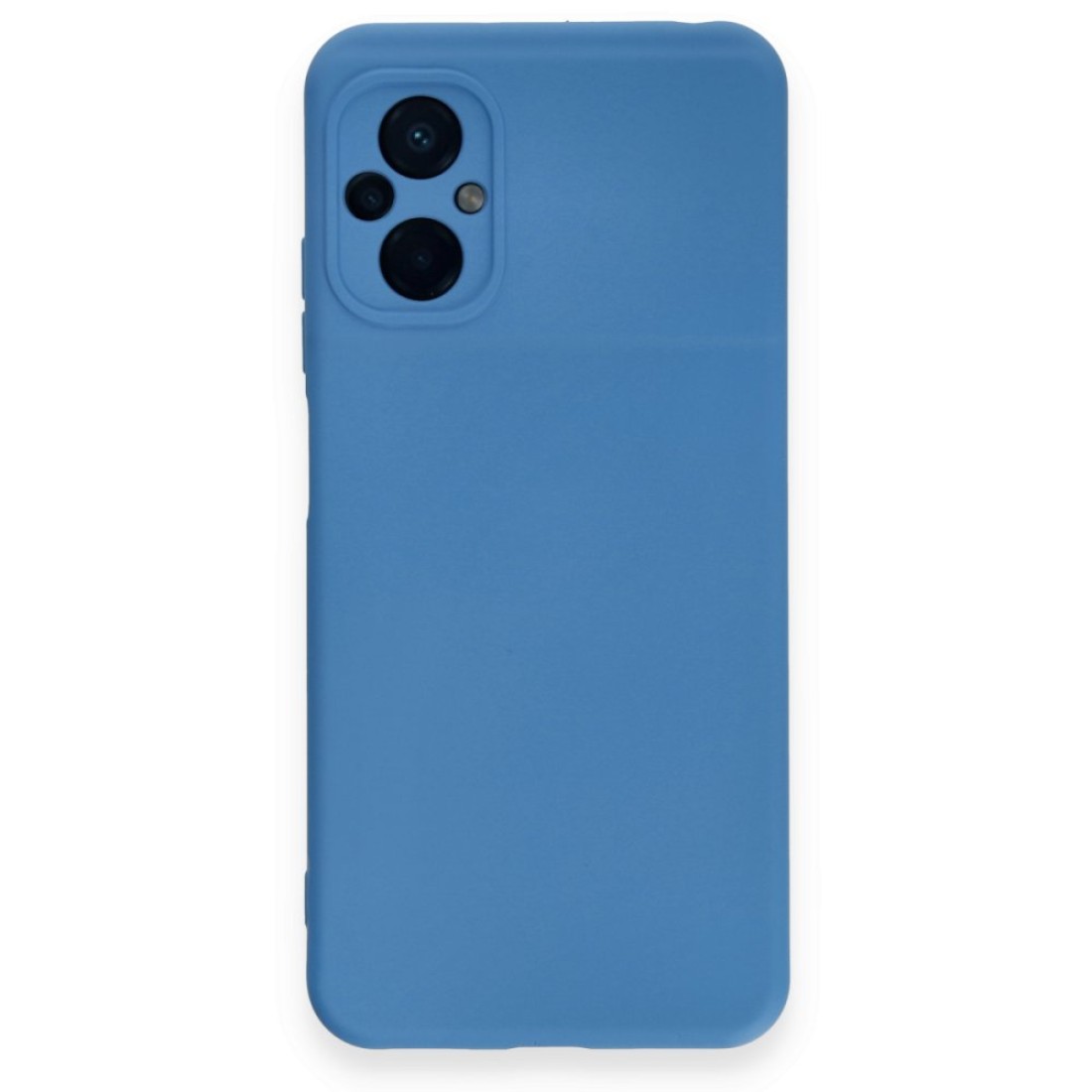 Xiaomi Poco M5 Kılıf Nano içi Kadife  Silikon - Mavi