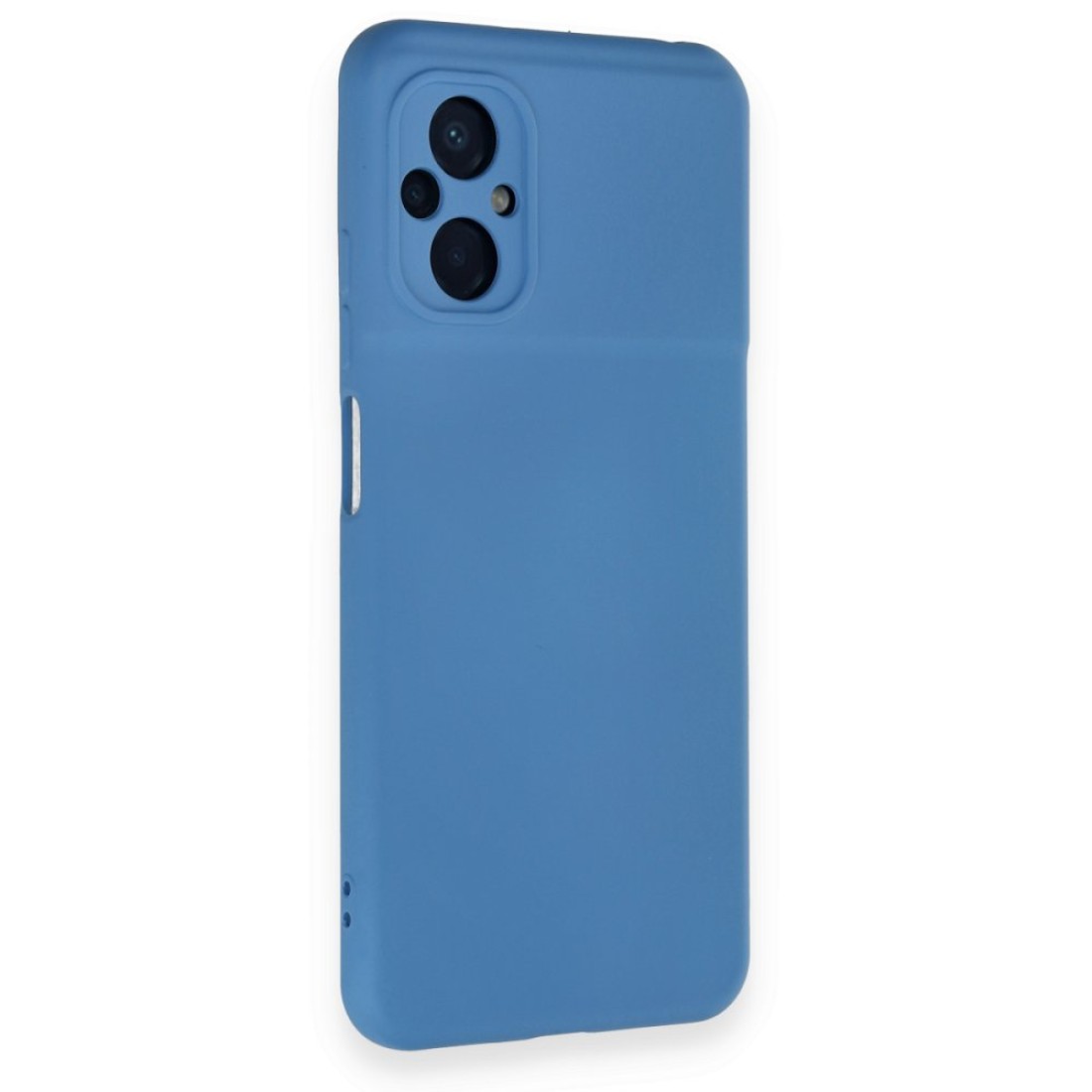 Xiaomi Poco M5 Kılıf Nano içi Kadife  Silikon - Mavi