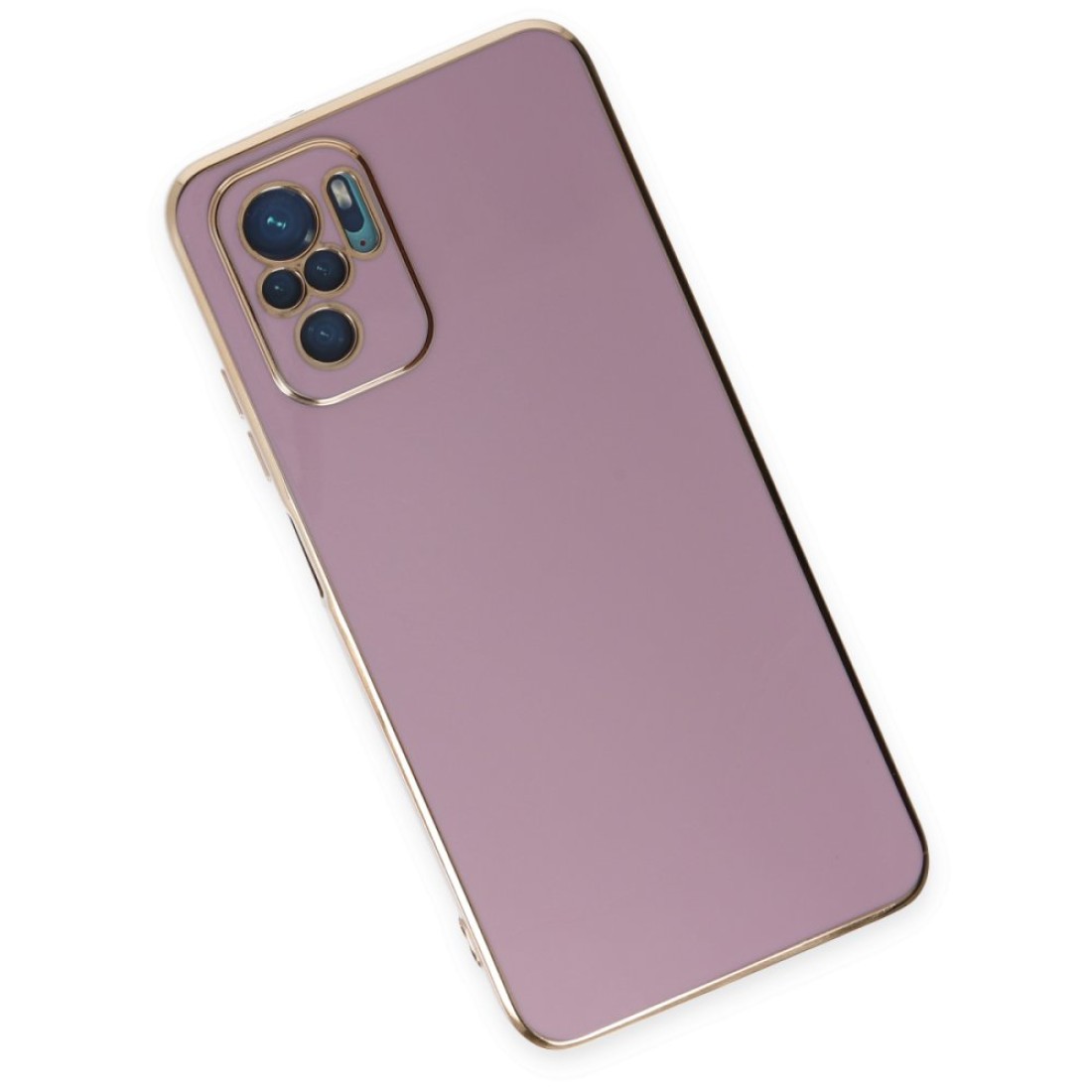 Xiaomi Poco M5s Kılıf Volet Silikon - Mor