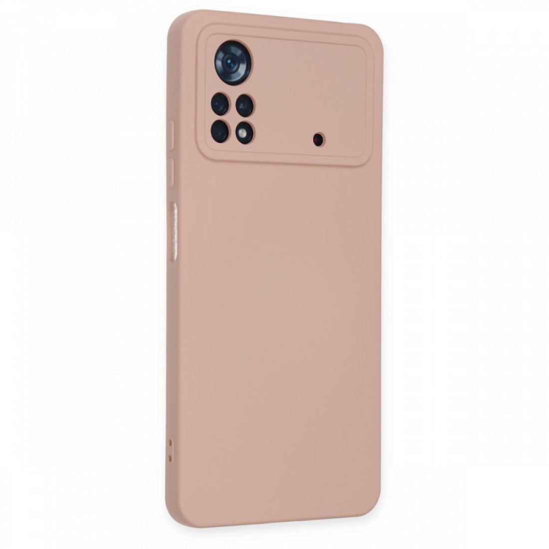 Xiaomi Poco X4 Pro 5G Kılıf Nano içi Kadife  Silikon - Pudra