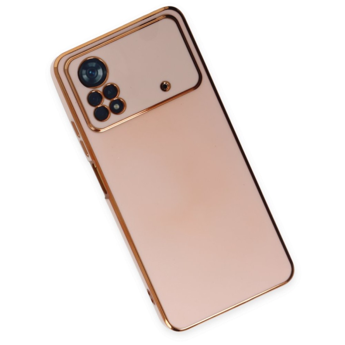 Xiaomi Poco X4 Pro 5G Kılıf Volet Silikon - Pembe