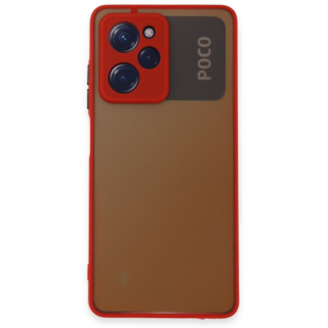 Xiaomi Poco X5 Pro 5G Kılıf Montreal Silikon Kapak - Kırmızı