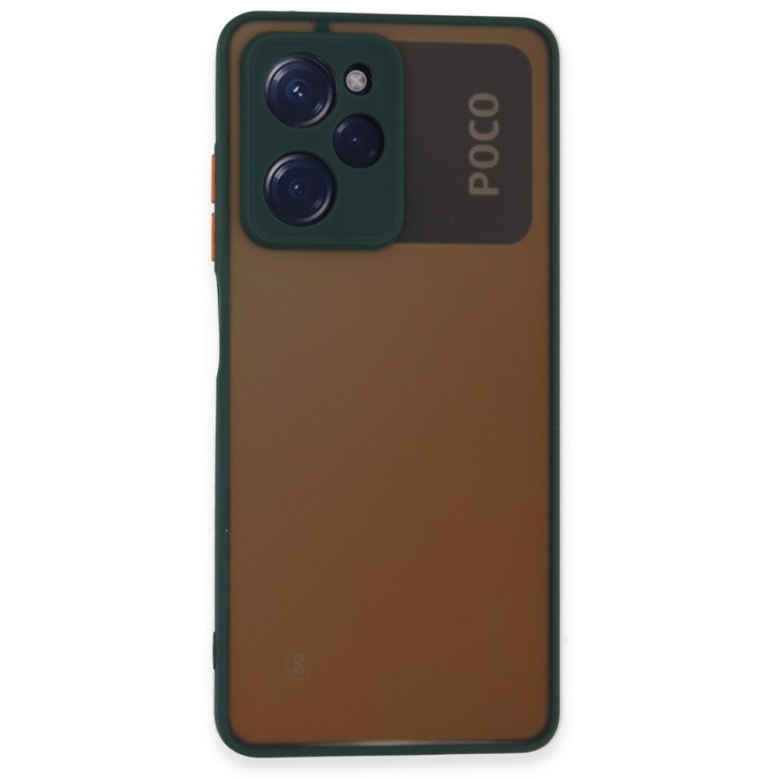 Xiaomi Poco X5 Pro 5G Kılıf Montreal Silikon Kapak - Yeşil