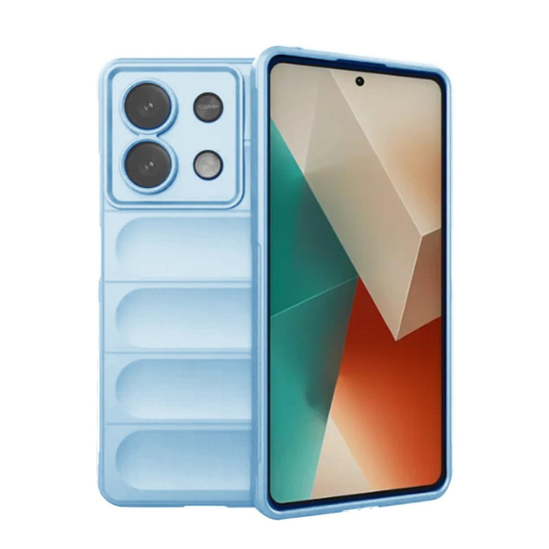 Xiaomi Poco X6 Kılıf Optimum Silikon - Sky Blue