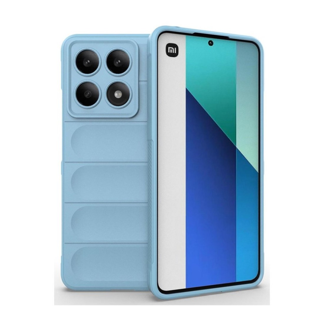 Xiaomi Poco X6 Pro Kılıf Optimum Silikon - Sky Blue