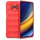 Xiaomi Pocophone X3 Pro Kılıf Optimum Silikon - Kırmızı
