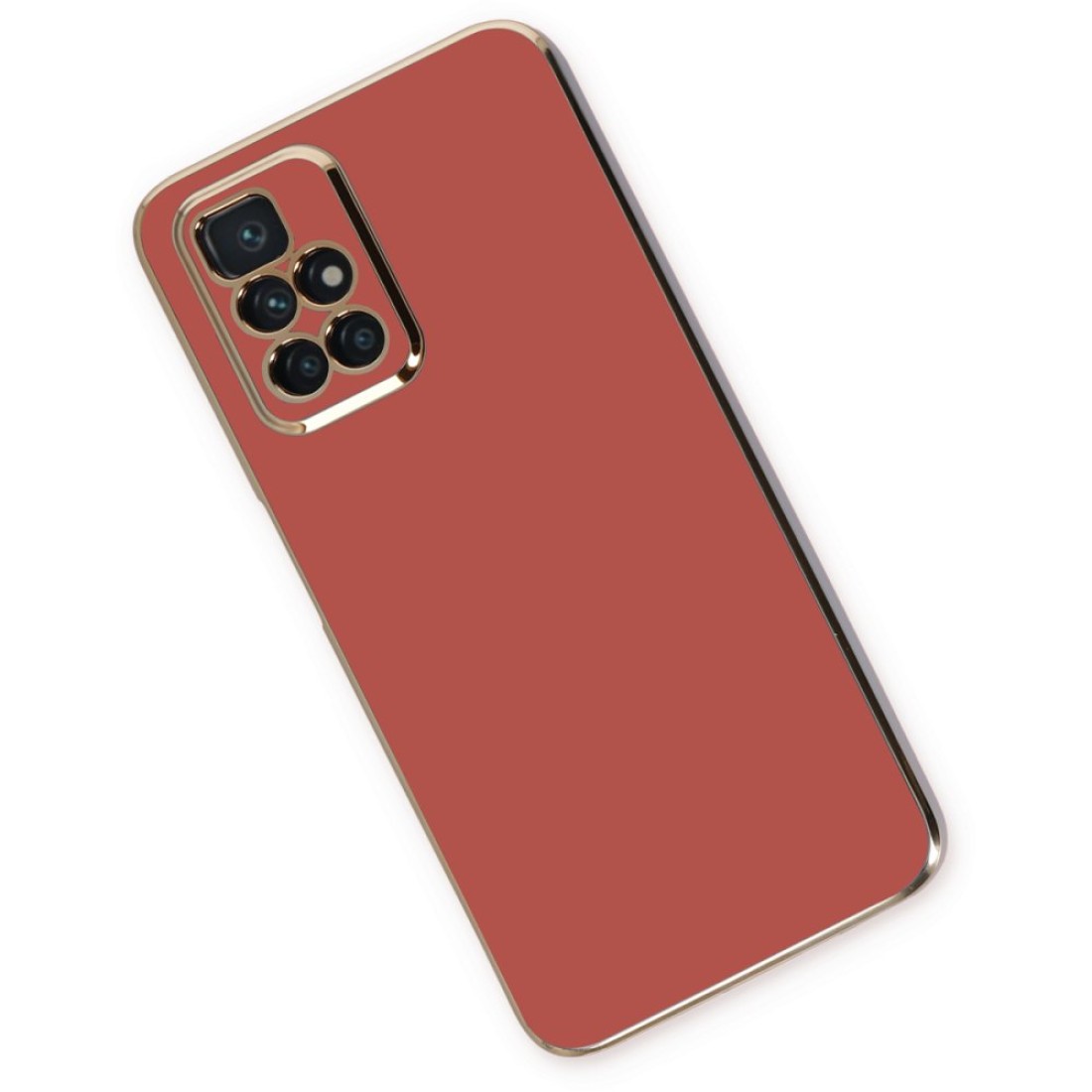 Xiaomi Redmi 10 Kılıf Volet Silikon - Kırmızı