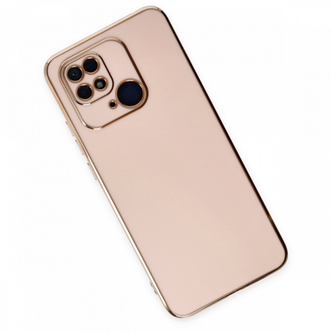 Xiaomi Poco C40 Kılıf Volet Silikon - Pembe