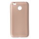 Xiaomi Redmi 4X Kılıf Premium Rubber Silikon - Rose Gold