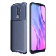 Xiaomi Redmi 9 Kılıf Focus Karbon Silikon - Lacivert