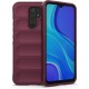 Xiaomi Redmi 9 Kılıf Optimum Silikon - Bordo