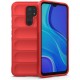 Xiaomi Redmi 9 Kılıf Optimum Silikon - Kırmızı