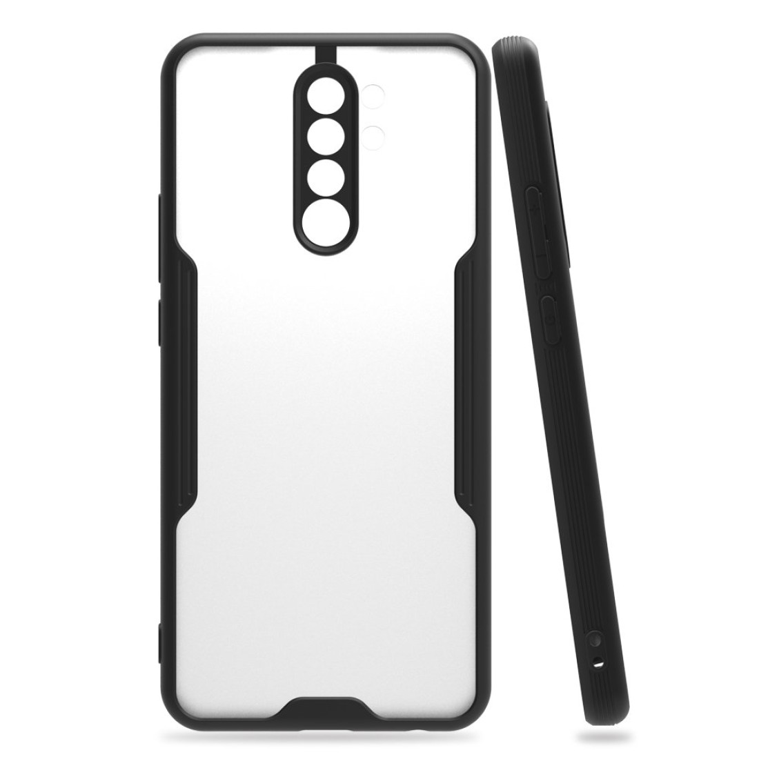 Xiaomi Redmi 9 Kılıf Platin Silikon - Siyah