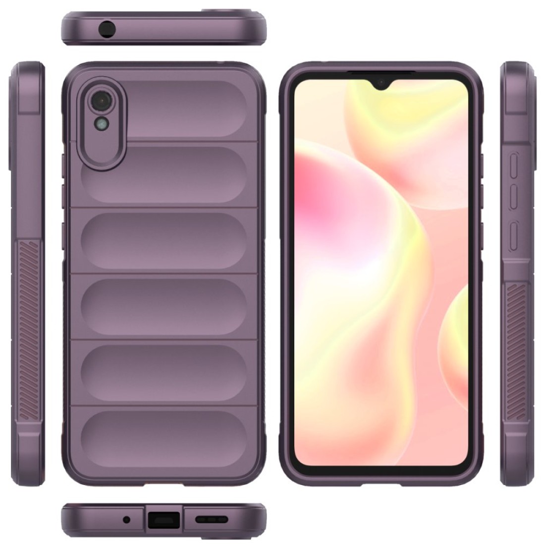 Xiaomi Redmi 9A Kılıf Optimum Silikon - Mor