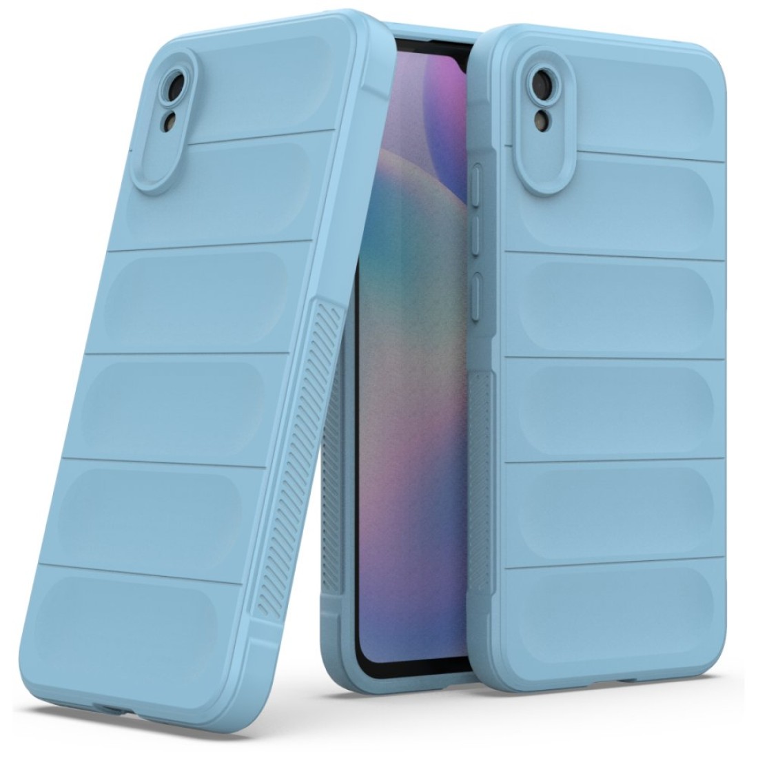 Xiaomi Redmi 9A Kılıf Optimum Silikon - Sky Blue