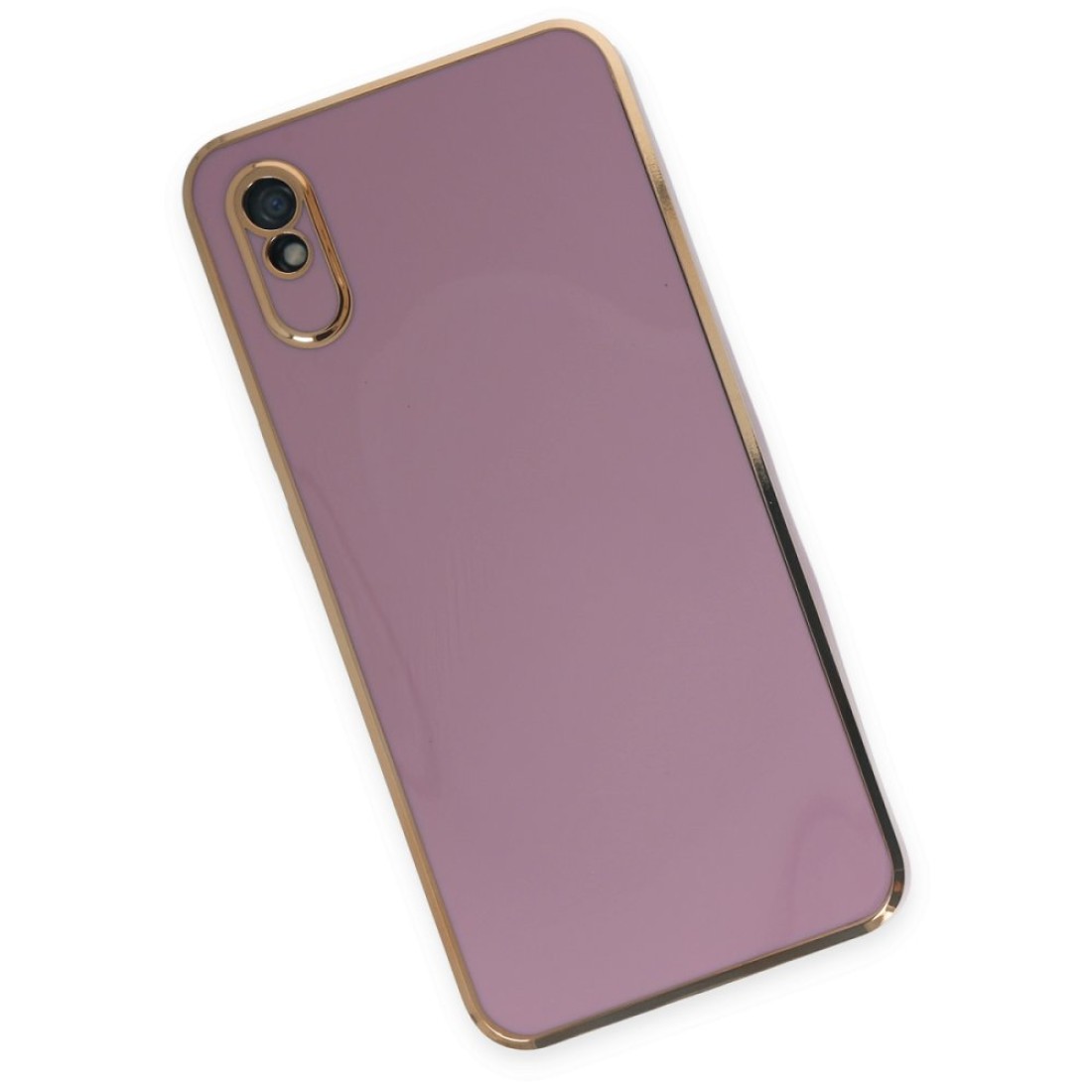 Xiaomi Redmi 9A Kılıf Volet Silikon - Mor