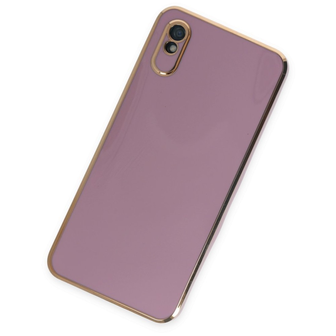 Xiaomi Redmi 9A Kılıf Volet Silikon - Mor