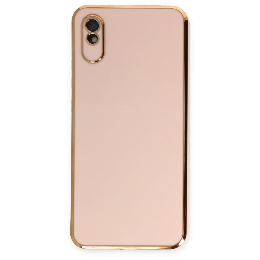 Xiaomi Redmi 9A Kılıf Volet Silikon - Pembe