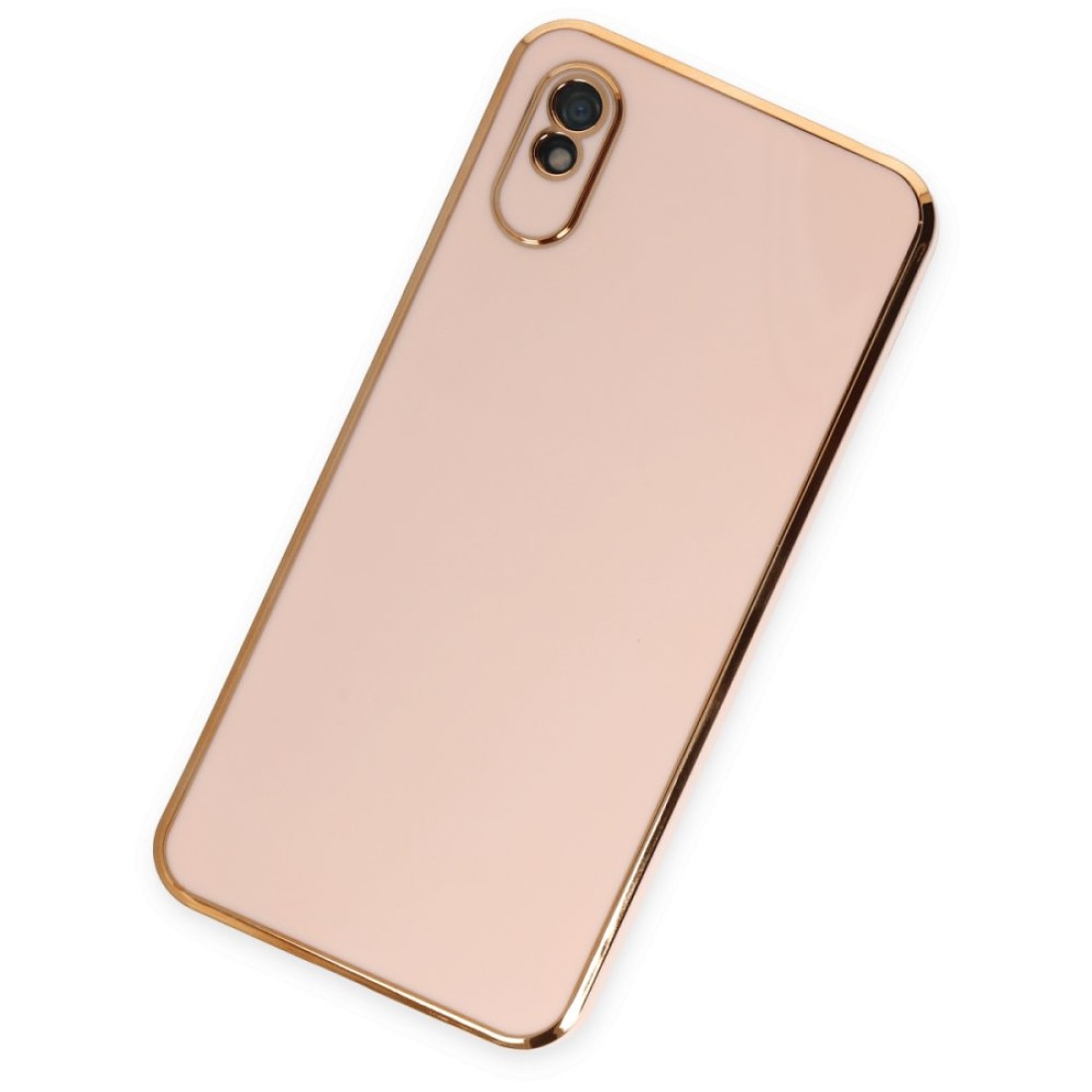 Xiaomi Redmi 9A Kılıf Volet Silikon - Pembe