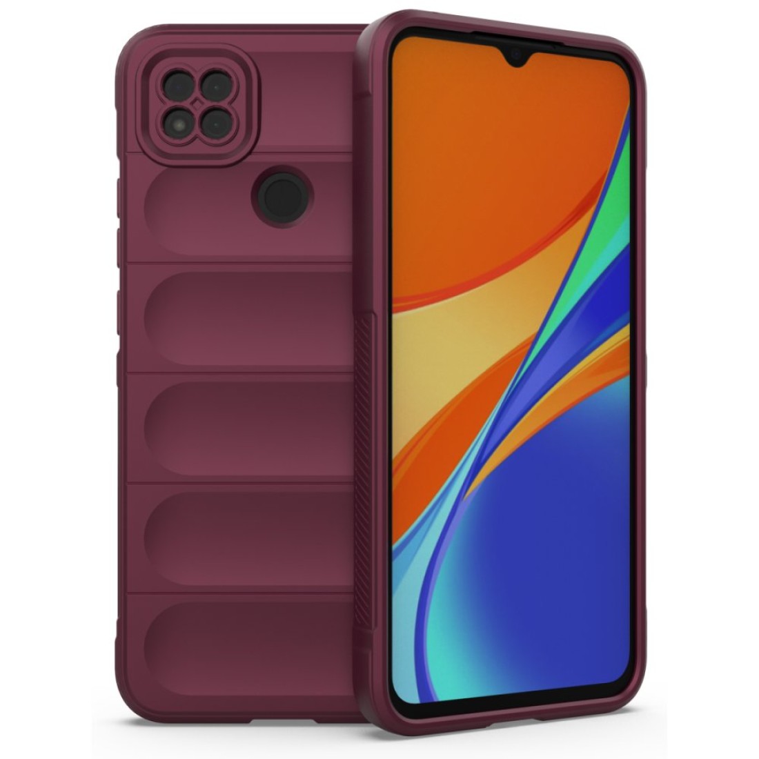 Xiaomi Redmi 9C Kılıf Optimum Silikon - Bordo