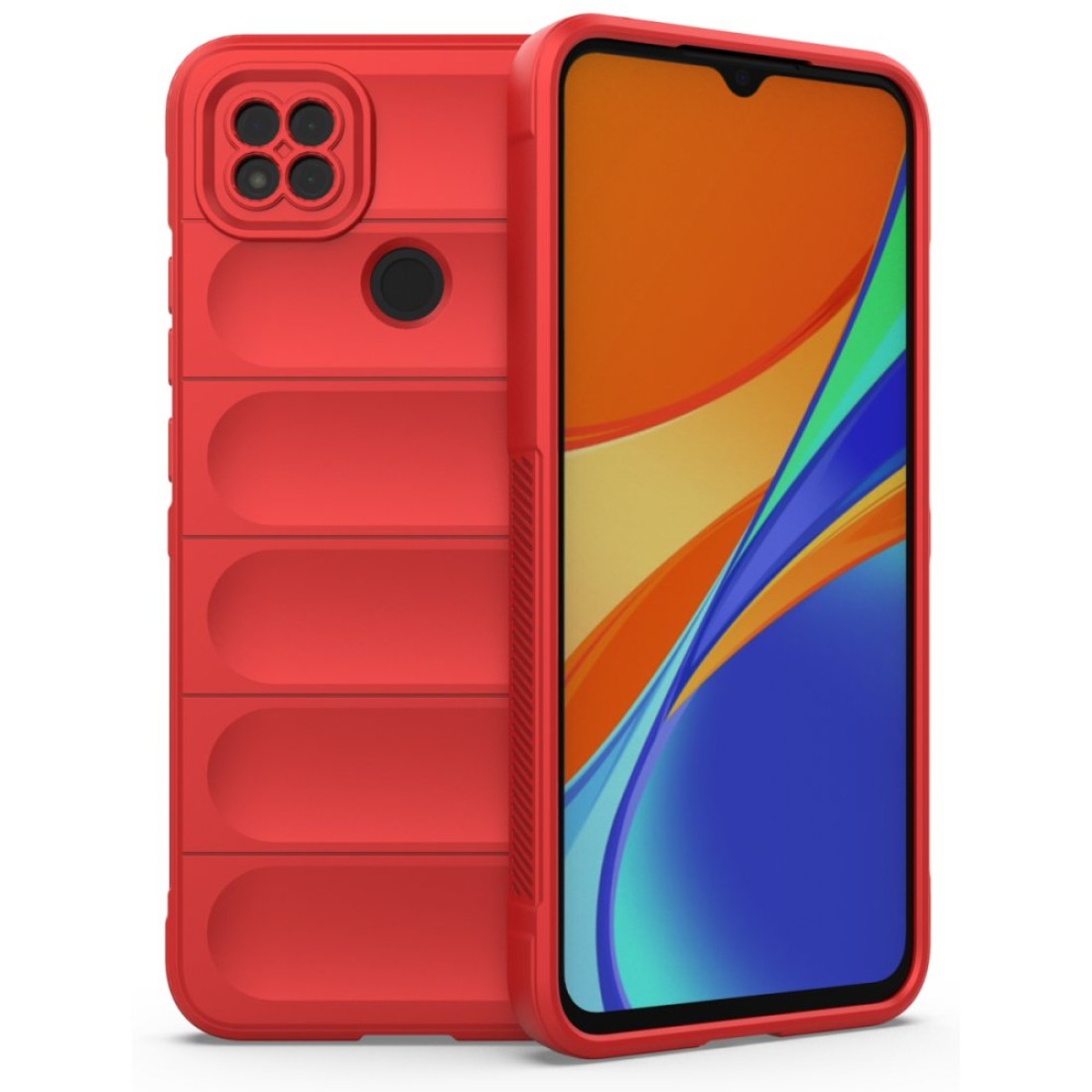 Xiaomi Redmi 9C Kılıf Optimum Silikon - Kırmızı