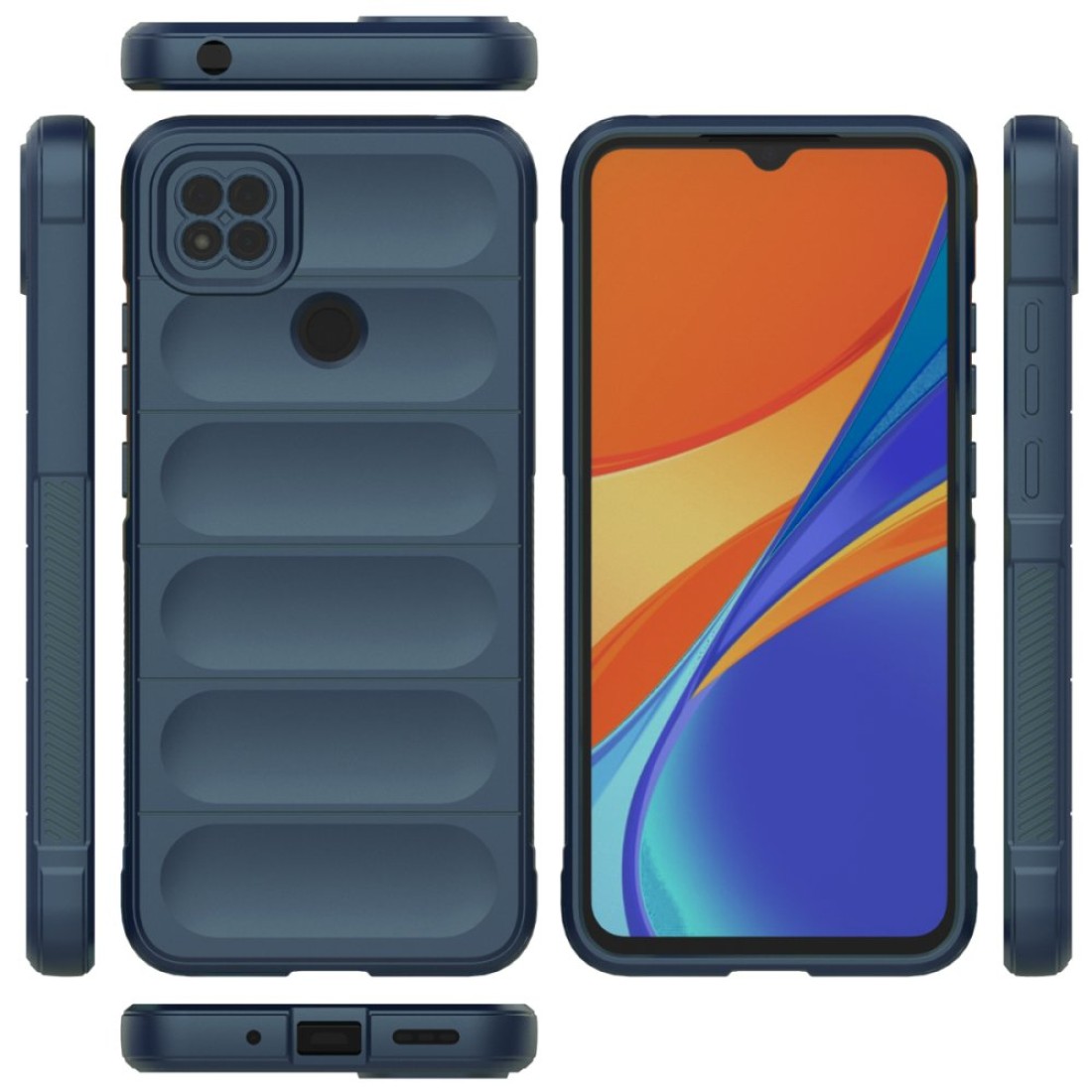 Xiaomi Redmi 9C Kılıf Optimum Silikon - Lacivert