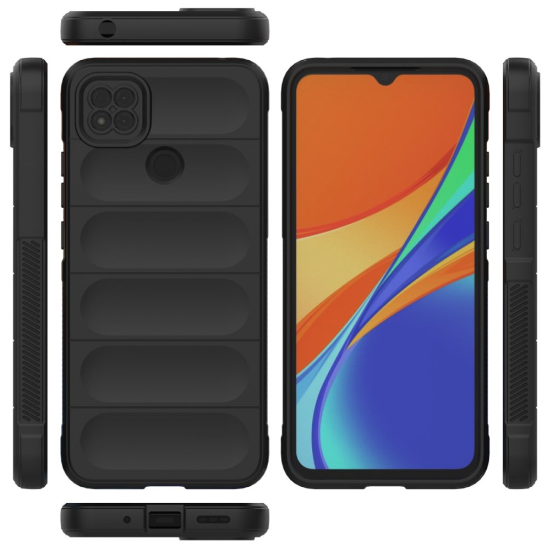 Xiaomi Redmi 9C Kılıf Optimum Silikon - Siyah