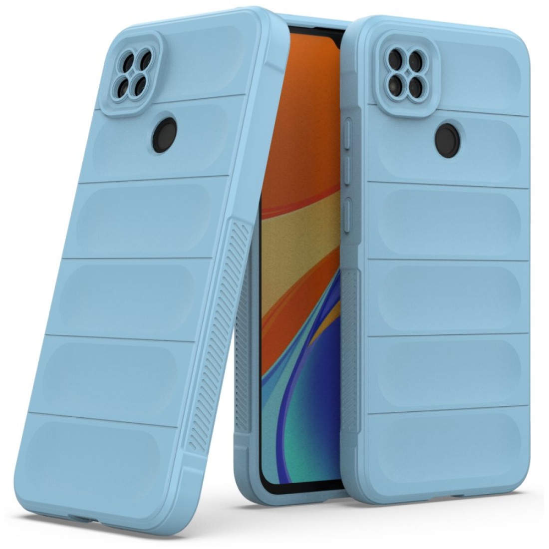 Xiaomi Redmi 9C Kılıf Optimum Silikon - Sky Blue