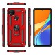 Xiaomi Redmi 9C Kılıf Sofya Yüzüklü Silikon Kapak - Siyah