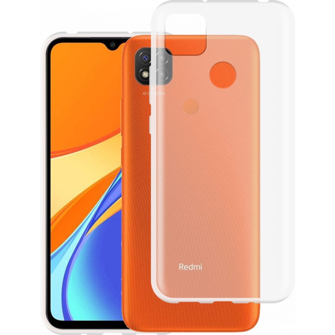 Xiaomi Redmi 9C Kılıf Lüx Şeffaf Silikon