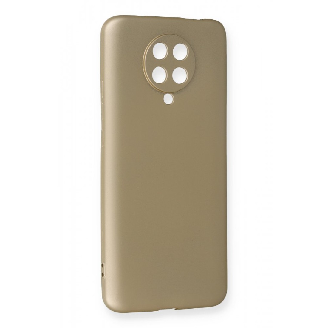 Xiaomi Pocophone F2 Pro Kılıf Premium Rubber Silikon - Gold