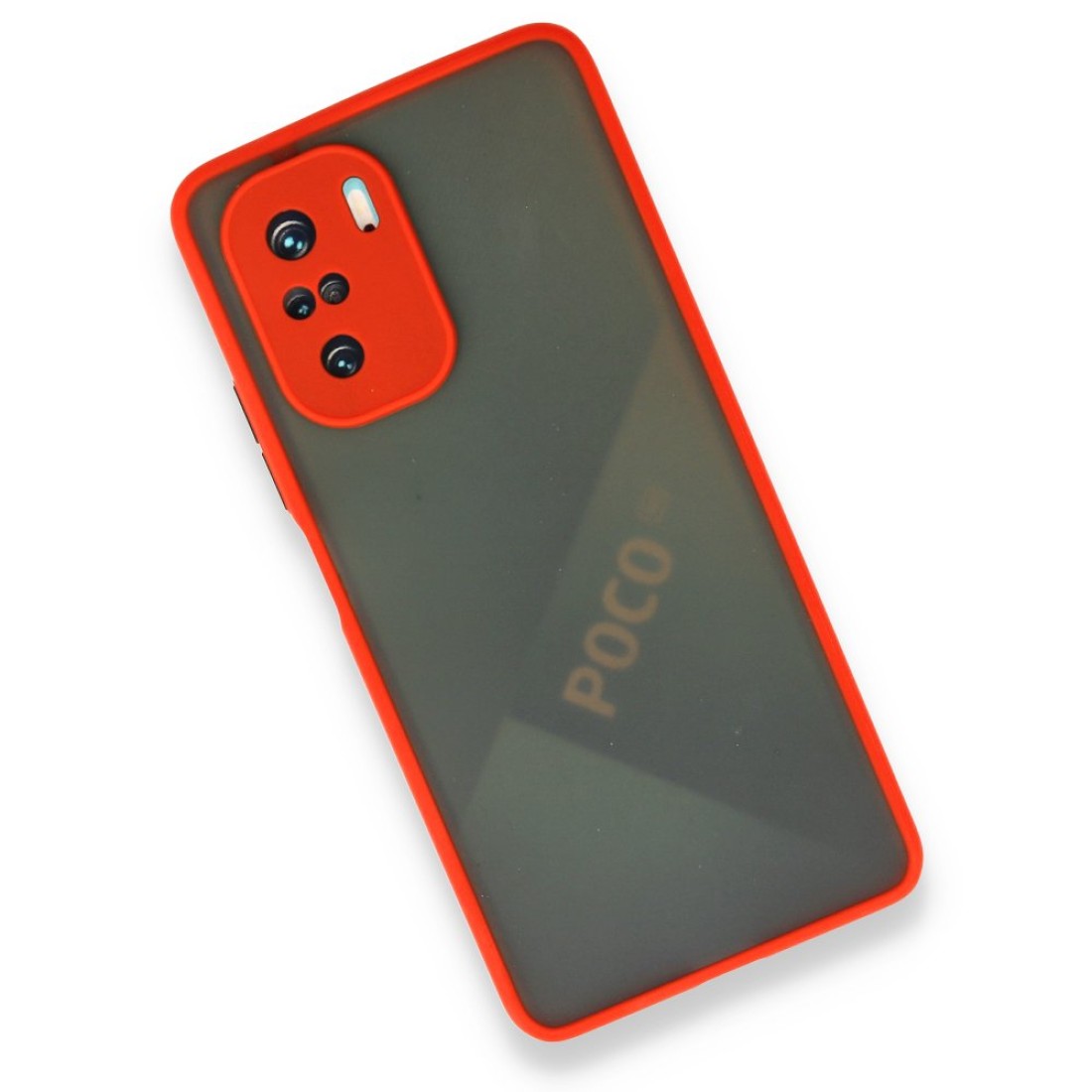 Xiaomi Redmi K40 Kılıf Montreal Silikon Kapak - Kırmızı