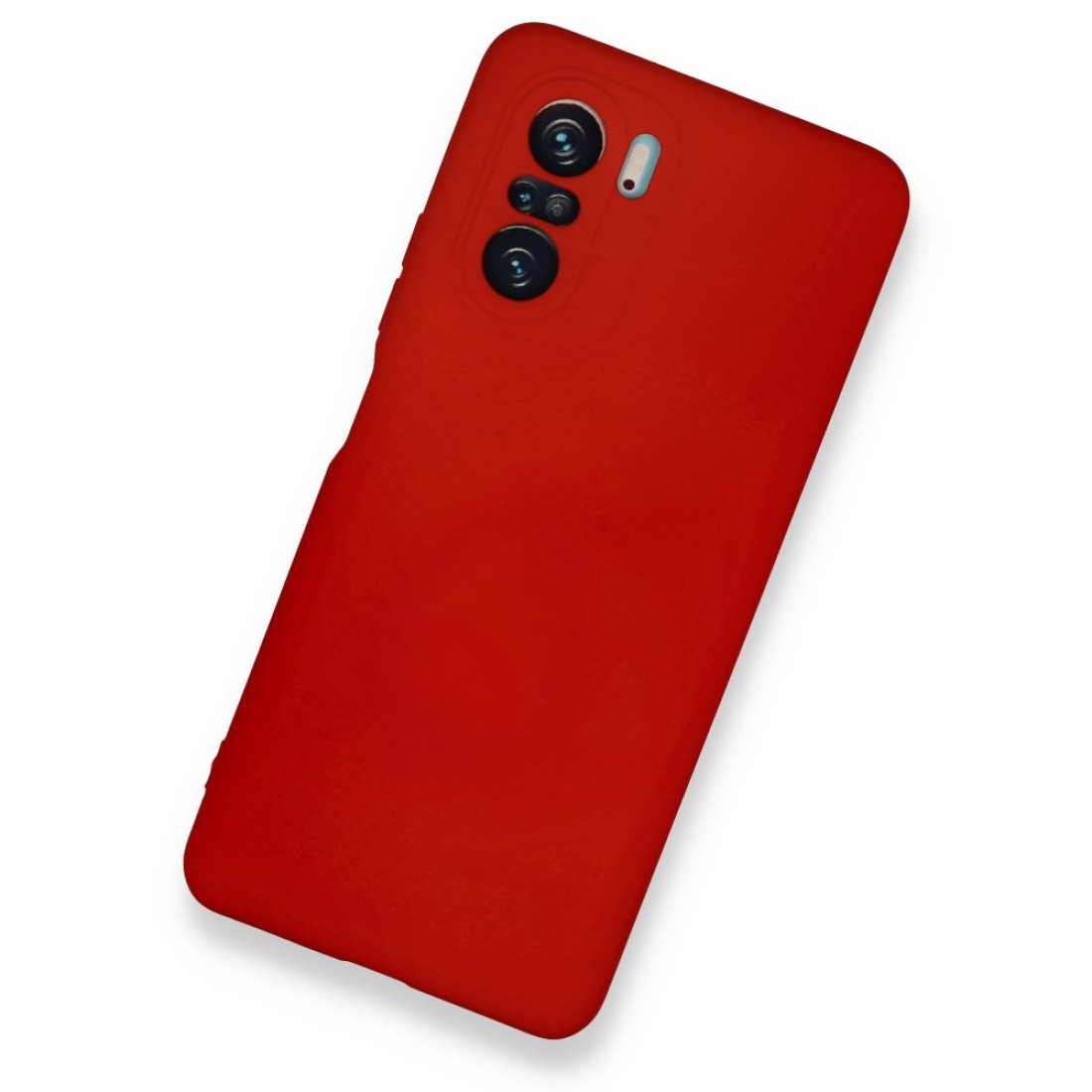 Xiaomi Redmi K40 Kılıf Nano içi Kadife  Silikon - Kırmızı