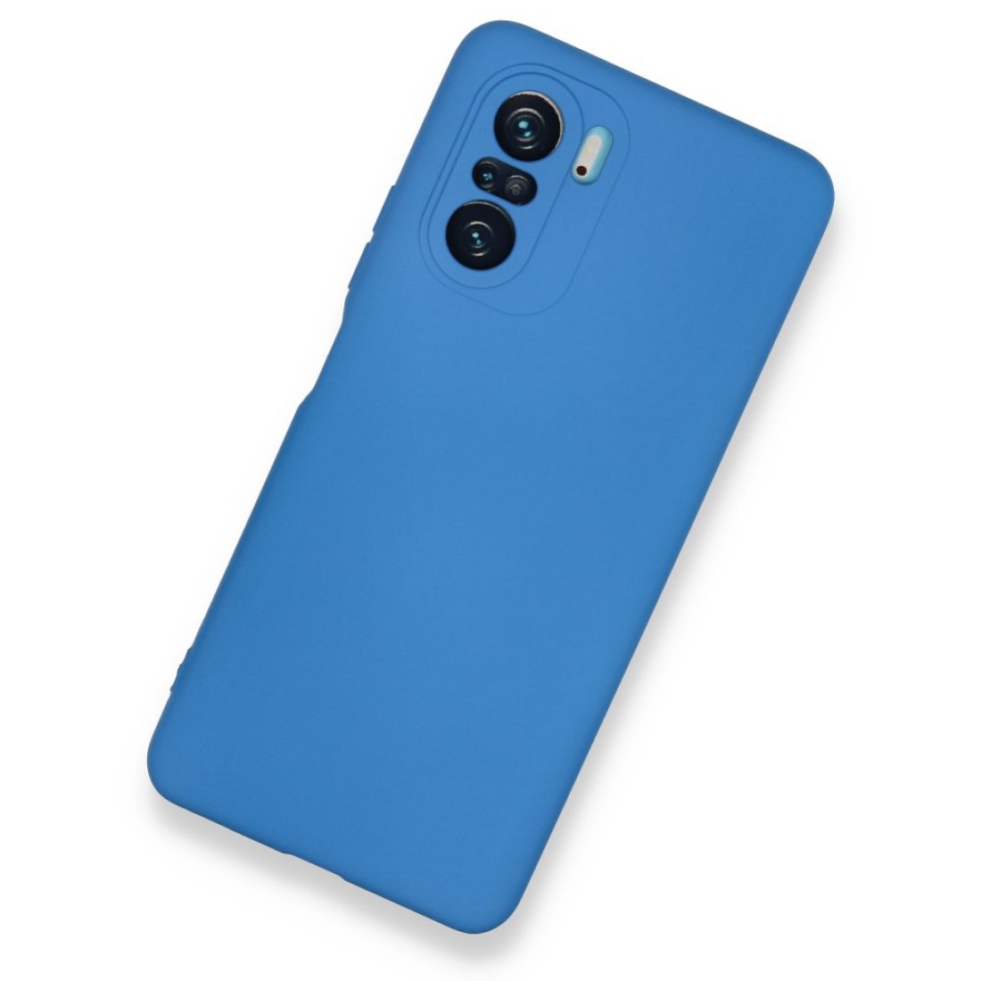 Xiaomi Redmi K40 Kılıf Nano içi Kadife  Silikon - Mavi