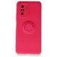 Xiaomi Redmi K40 Kılıf Viktor Yüzüklü Silikon - Pembe