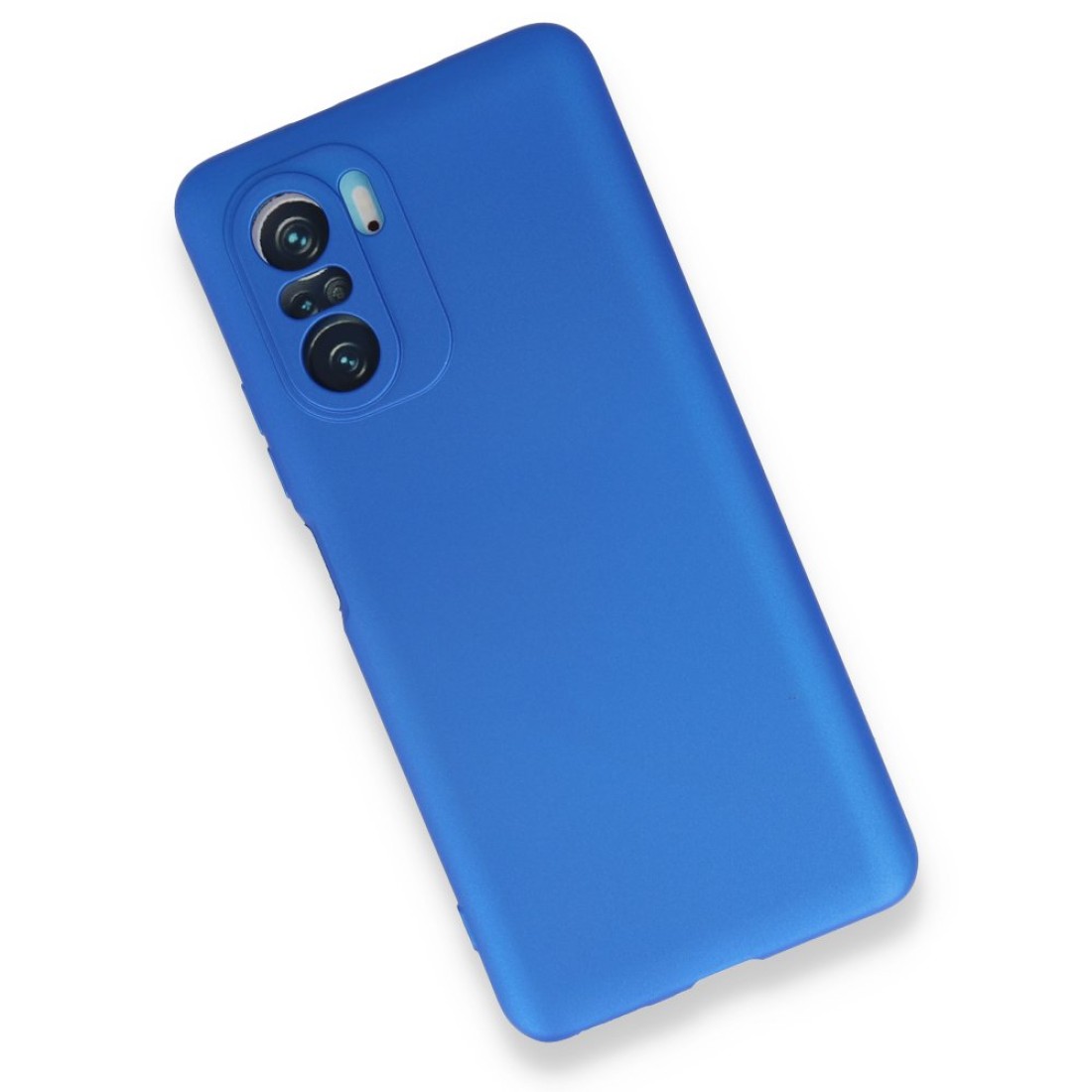 Xiaomi Redmi K40 Pro Kılıf Premium Rubber Silikon - Mavi