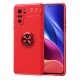 Xiaomi Redmi K40 Pro Kılıf Range Yüzüklü Silikon - Kırmızı