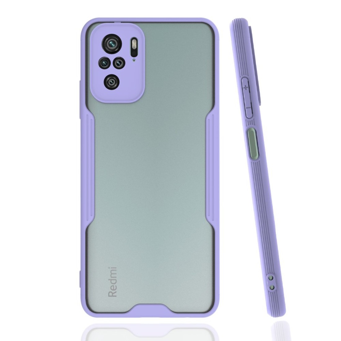 Xiaomi Redmi Note 10 Kılıf Platin Silikon - Lila