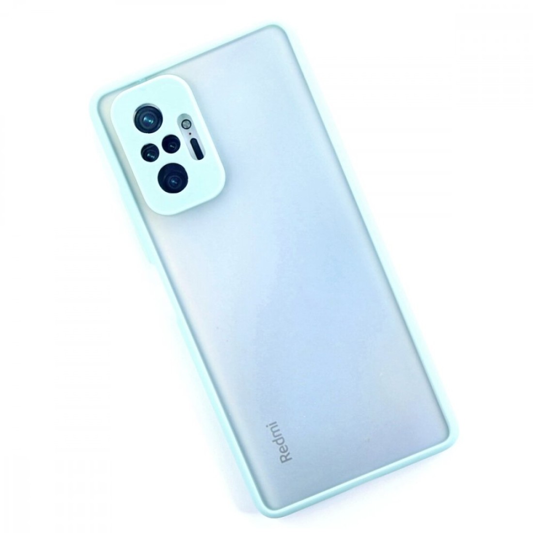 Xiaomi Redmi Note 10 Pro Kılıf Montreal Silikon Kapak - Turkuaz