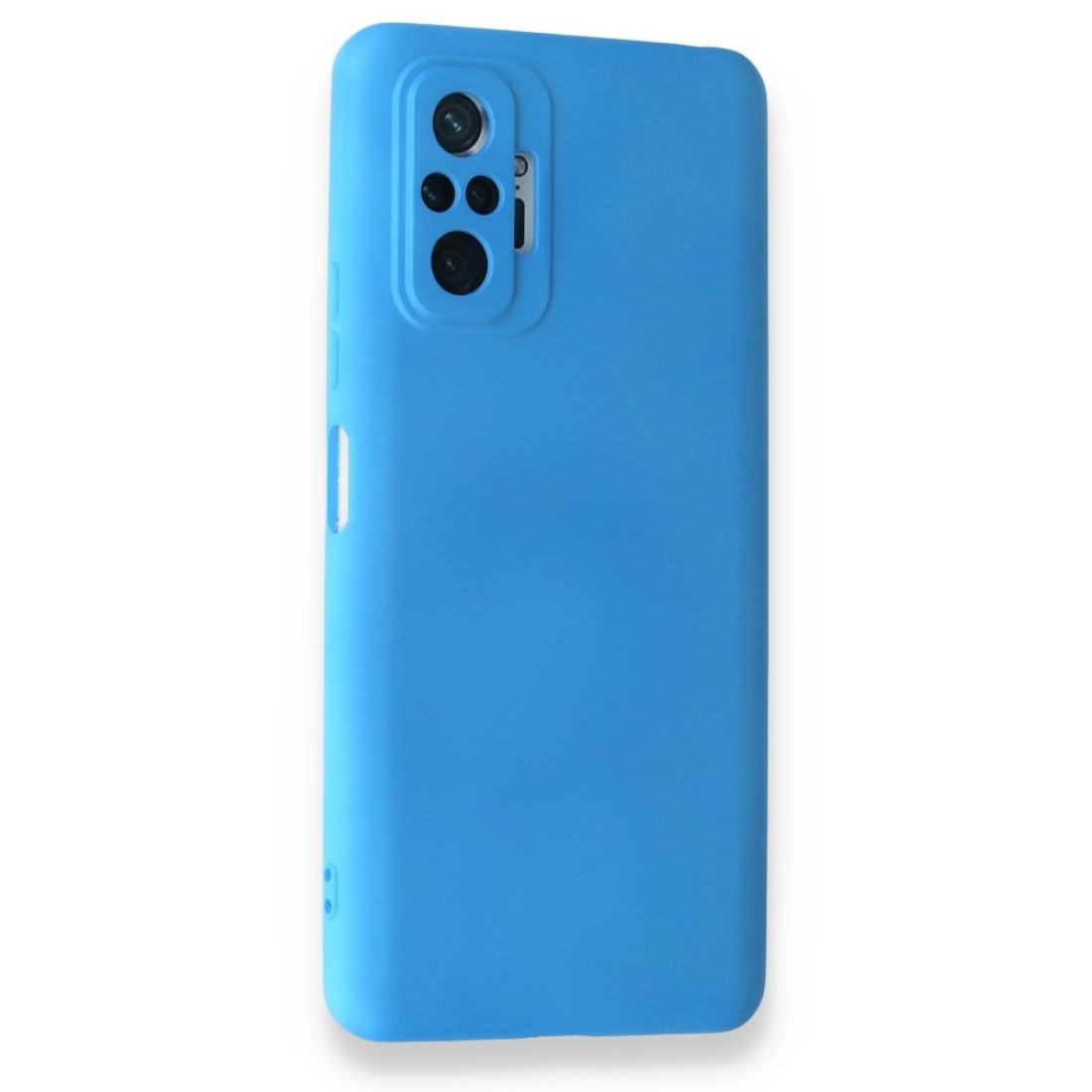 Xiaomi Redmi Note 10 Pro Kılıf Nano içi Kadife  Silikon - Mavi