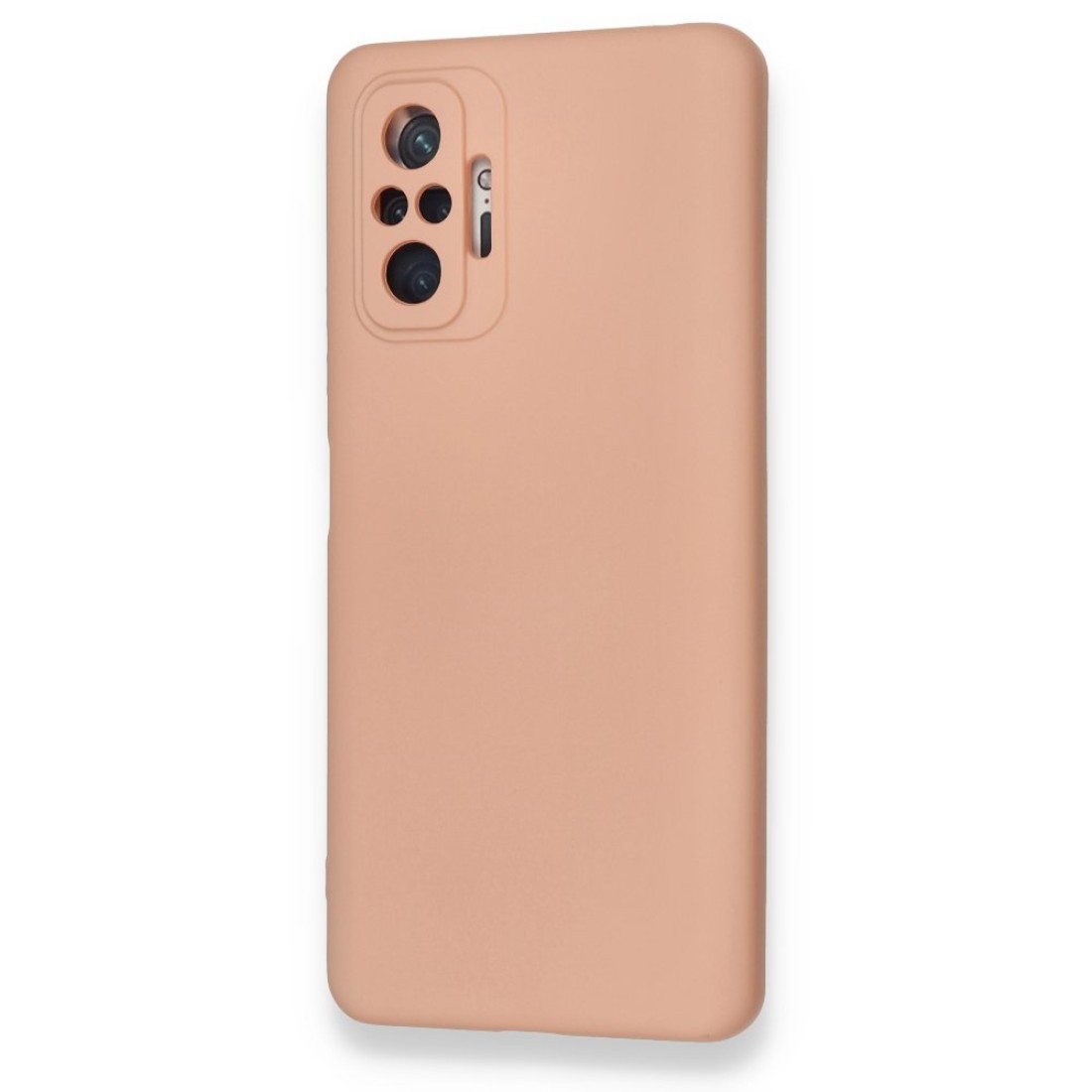 Xiaomi Redmi Note 10 Pro Kılıf Nano içi Kadife  Silikon - Pudra